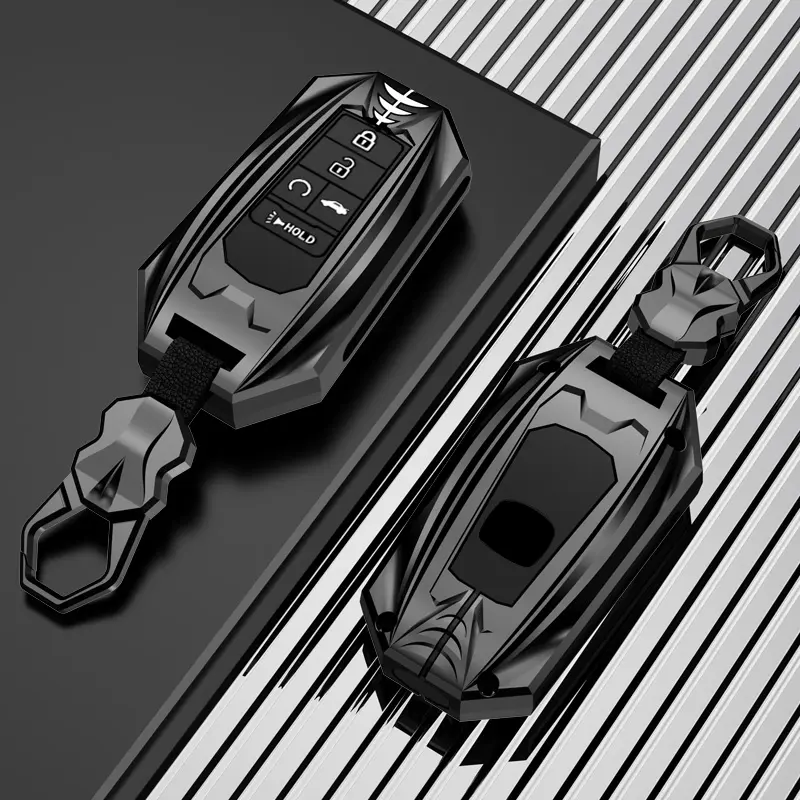 5 Buttons-for Honda Key fob Cover Keychain Full Cover Protection,Key fob case Compatible FOR Honda FOR Accord FOR Civic FOR CRV FOR HR-V Pilot Passport Insight EX EX-L Smart Remote Key 2023 2024 2025