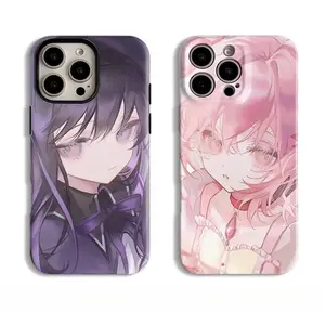 Madoka Magica Akemi Homura Kaname Madoka Film Shell Phone Cases For iPhone 17 Promax 16 15 14 13 12 11 Pro Max Plus Air Shockproof Cover Protection Best Gift of Birthday Christmas Halloween
