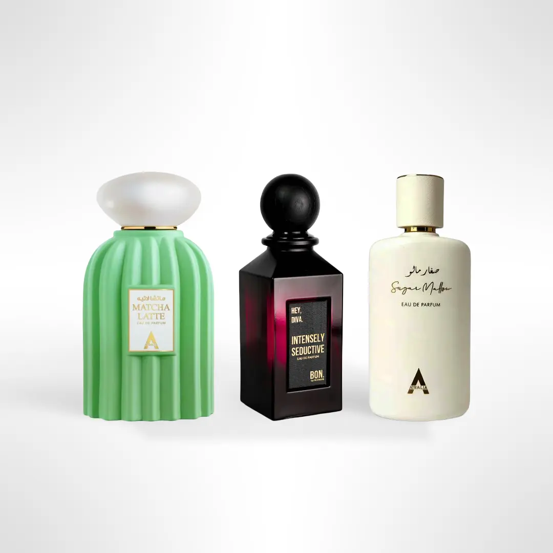 Matcha Latte + Bon Intensely Seductive + Sugar Mallow Eau de Parfum Bundle – 3PCS Luxury Fragrance Set