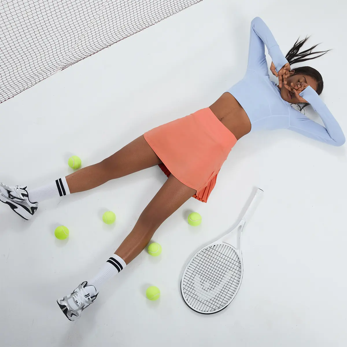 baleaf Women's Pleated Tennis Skirts Flowy High Waisted Lightweight Athletic Golf Outfits Skorts Skirts with Shorts Pockets Athletic Apparel Cheerleading Christmas Red Green Gift