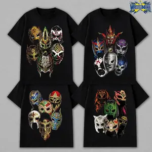 The Mask Is In The Blood WWE T-Shirt 2026, 619 Rey Mysterio Lucha Mask Collection Tee, Penta Rey Fenix Sin Cara Kalisto Wrestling Streetwear Shirt