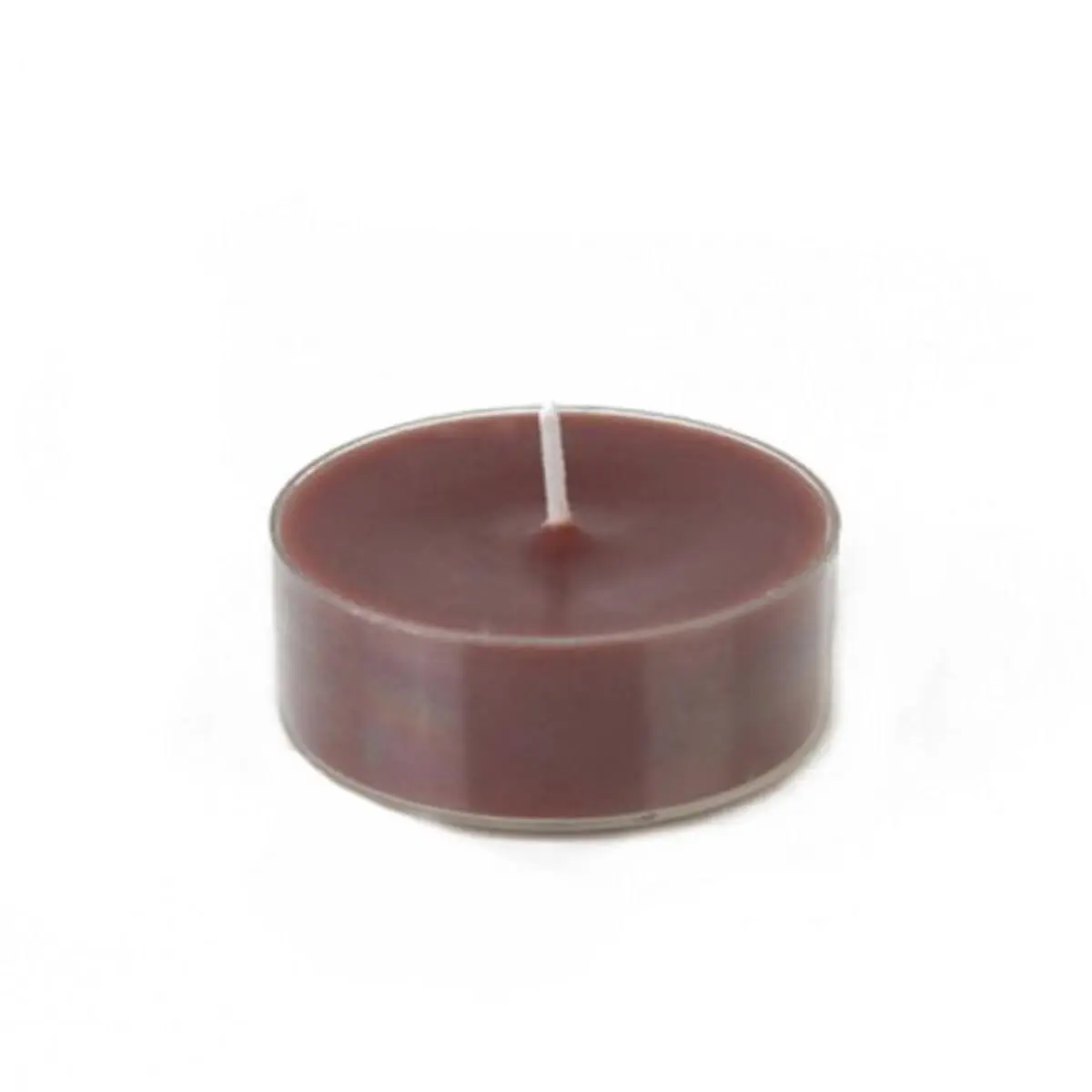 12-Piece Oversized Brown Citronella Tealight Candles (2.25 in x 1 in) - Hand Poured Traditional Decor, Mosquito Repellent, Dining Decor & Centerpiece Decoration for Home