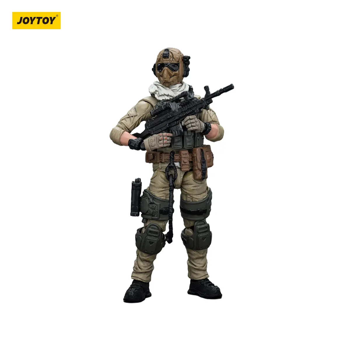 JOYTOY 1/18 Scale Military Action Figure - U.S. Army Delta Assault Squad Machine Gunner, ABS/PVC Material, Realistic Highly Detailed Fully Articulated Collectible Toy for 12+ Years Old Action Figure Enthusiasts