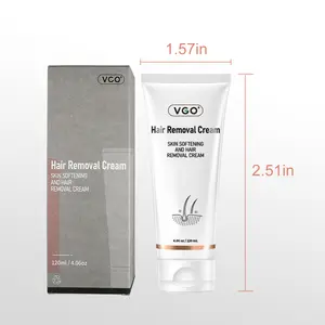 VGO Hair Removal Lotion Cream,120ml/ 4.060z Painless hair removal cream for men and women, body, back and leg hair removal gel, suitable for all skin types Bikini hair removal device Powerful, gentle and rapid hair removal without irritation