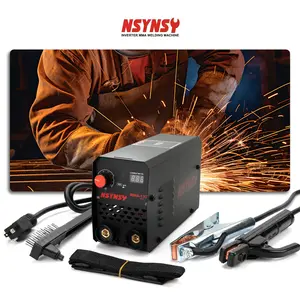 NSY Electric Stick Welder,110V MMA-132 MINI Portable Welding Machinwith Digital Display,50/60HZ Hot Start lGBT Inverter synergicControl Welder with Cooling Fan,10PCs Welding Rods & onepair of Glove,Halloween gift