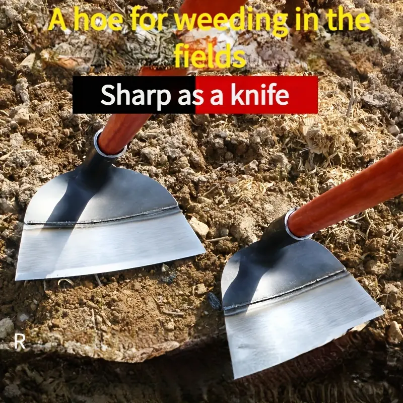 Heavy-duty Manual Weeding Tool - High-efficiency Weeding Device with Sharp Blade for Root Removal - Suitable for Gardens, Farms, Lawns, and Vegetable Patches - Durable Carbon Steel Construction - Portable Weeder with Spray-coated Finish