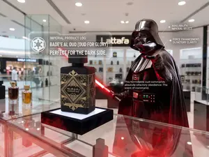 Darth Vader Fragrance | Lattafa | Badee Al Oud | Oud for Glory | Unisex Fragrance | 100 ML | Eau De Parfum | Saffron - Nutmeg & Lavender