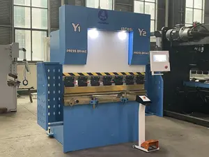 Bending Machine with 80t 1600mm Press Brake for Sheet Metal Bending High Precision CNC Torsion Bar Synchro Press Brakes Holistic Welding Structure