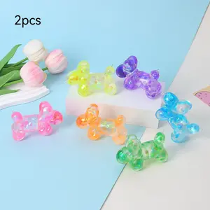 2-Pack Balloon Dog Squeeze Toys, Cute Glittery Balloon Dog Decor, maltose Slow-Return Sensory Toy, Suitable for Adults and Kids