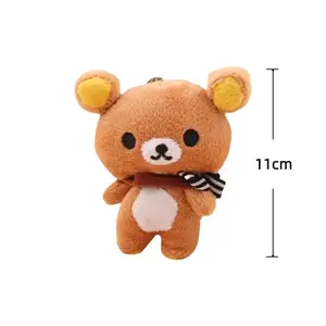 Strawberry Rilakkuma Plush Toys Adorably Sakura Bear Stuffed Doll Kawaii Anime Room Deocr Exquisite Companion Bear Peluche Gifts