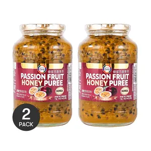 SURASANG Korean Passion Fruit Honey Tea 2 Pack 35.3 oz Delicious Refreshing Drink Mix Hot Cold