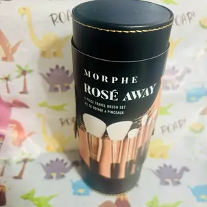 Morphe Rosé Away 6-Piece Travel Brush Set for Makeup Application