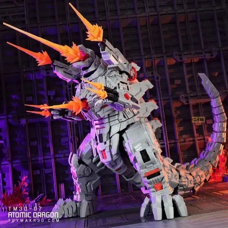 In-stock 3D Printing Machinery Godzila Removable Assembly and Finished Product Mech Monster Gift for kids Desktop Decoration