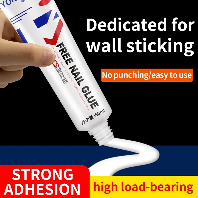 Nail Free Glue Multi-Purpose Adhesive Glue, Strong Adhesive, Instant Bonding, Rapid Curing, Industrial-Strength Adhesion, Leak-Resistant, Permanent Fixing, High Strength Glue