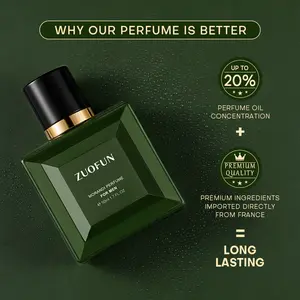 ZUOFUN Morandi Cologne for Men | Luxury Arabian Fragrance Long Lasting  perfume Fresh Summer Fragrance to Attract Women | Bergamot, Pepper & Ambroxan Notes | Eau De Parfum 50ml Unisex Premium Gift