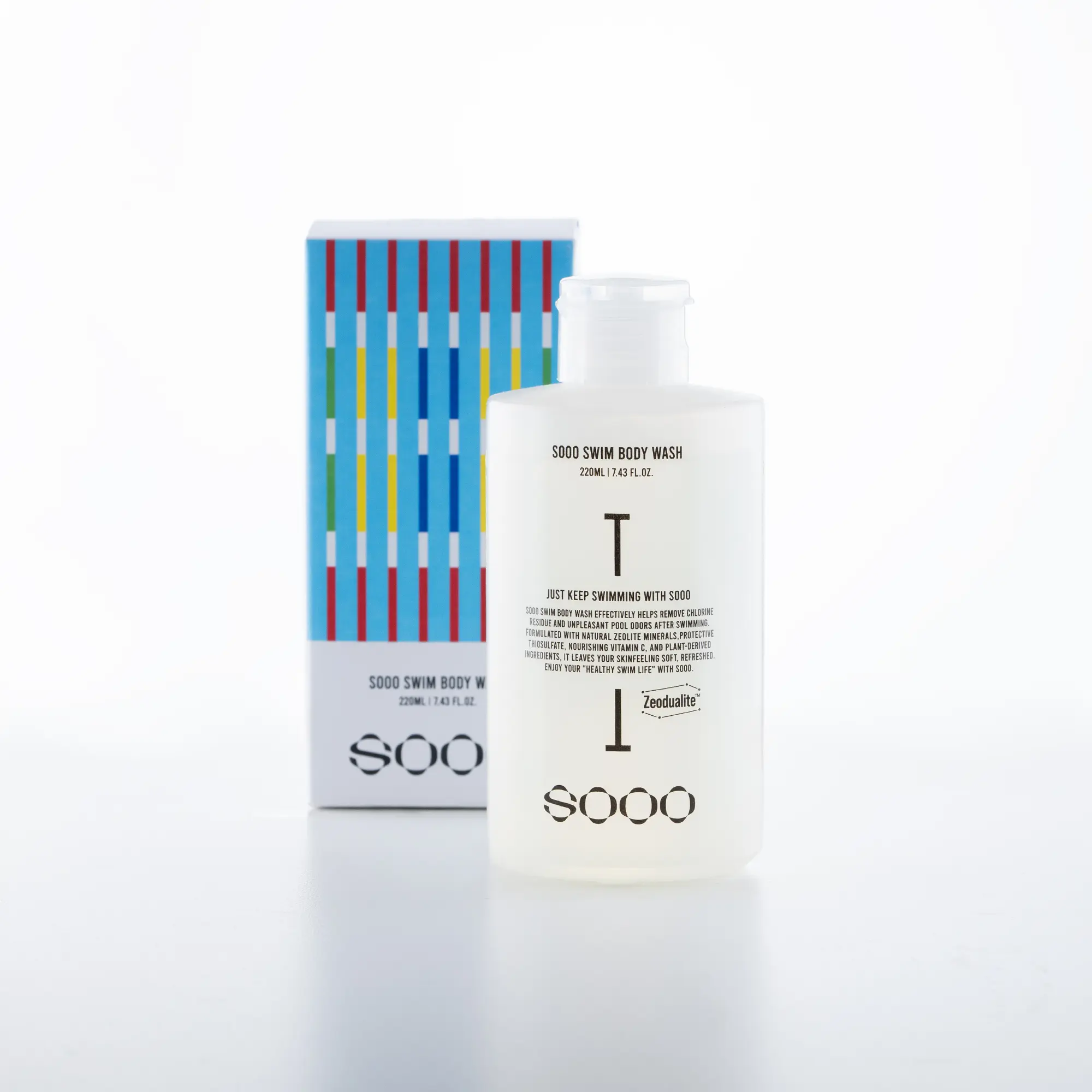 SOOO Post-Swim Body Care Wash 7.43 oz(220ml) - Bath & Shower Cleanser for Swimmers (Beauty & Personal Care)