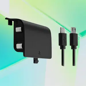 Controller Battery Pack, 1 Count 1200mAh Rechargeable Battery Pack with 3.2ft Charge Cable, Fast Charging for X-box One/S/X, Console Accessories