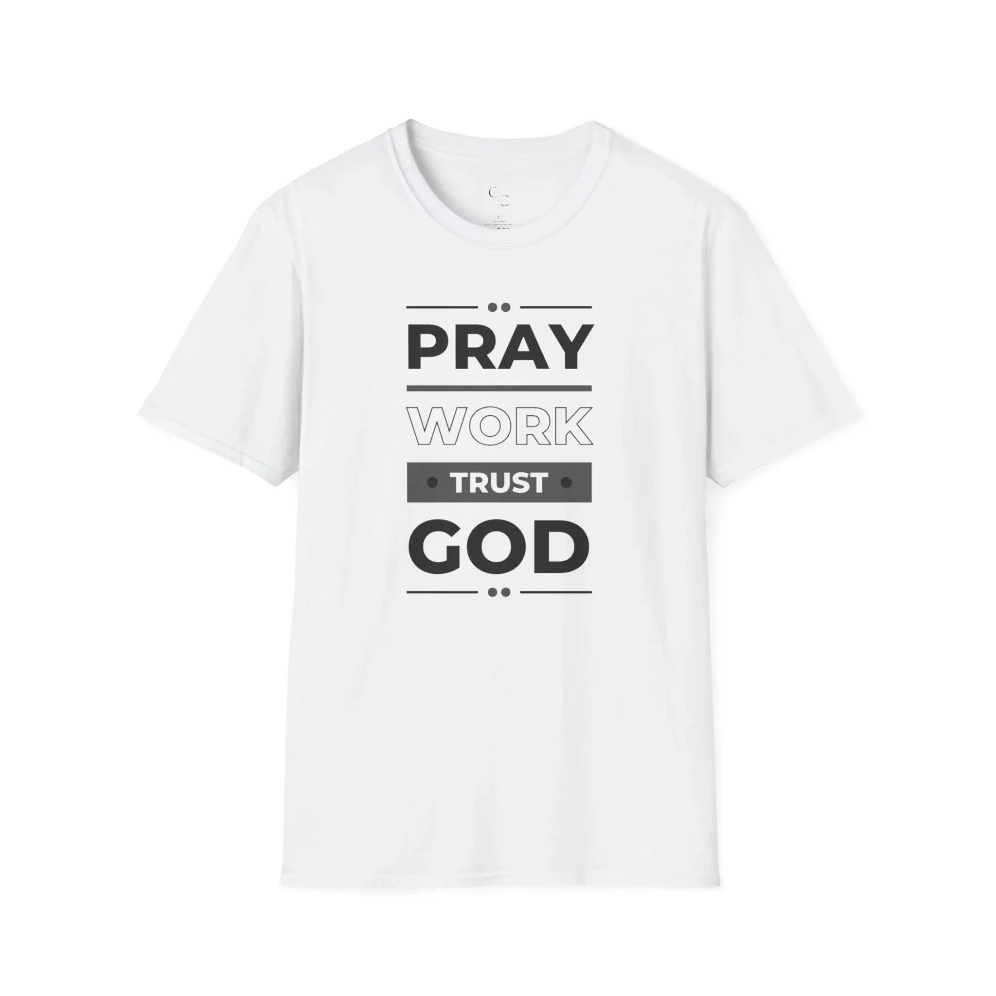 Divine Determination - Pray, Work, Trust God Founder's Tee