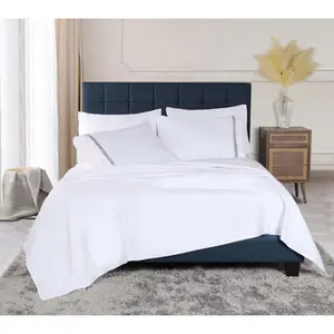 Superior Egyptian Cotton 1000TC Embroidered Sheet Set - Full
