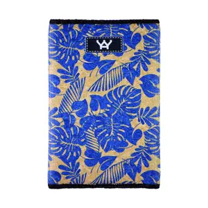 212 MAIN Men's Minimalist Eco-Polyester RFID Block Slim Front Pocket Wallet - Fashion & Flexible Men's Wallets, Secure Hold, Slim Look, Card Slots, Tropical Blue (1217), Fashion Men's Wallets