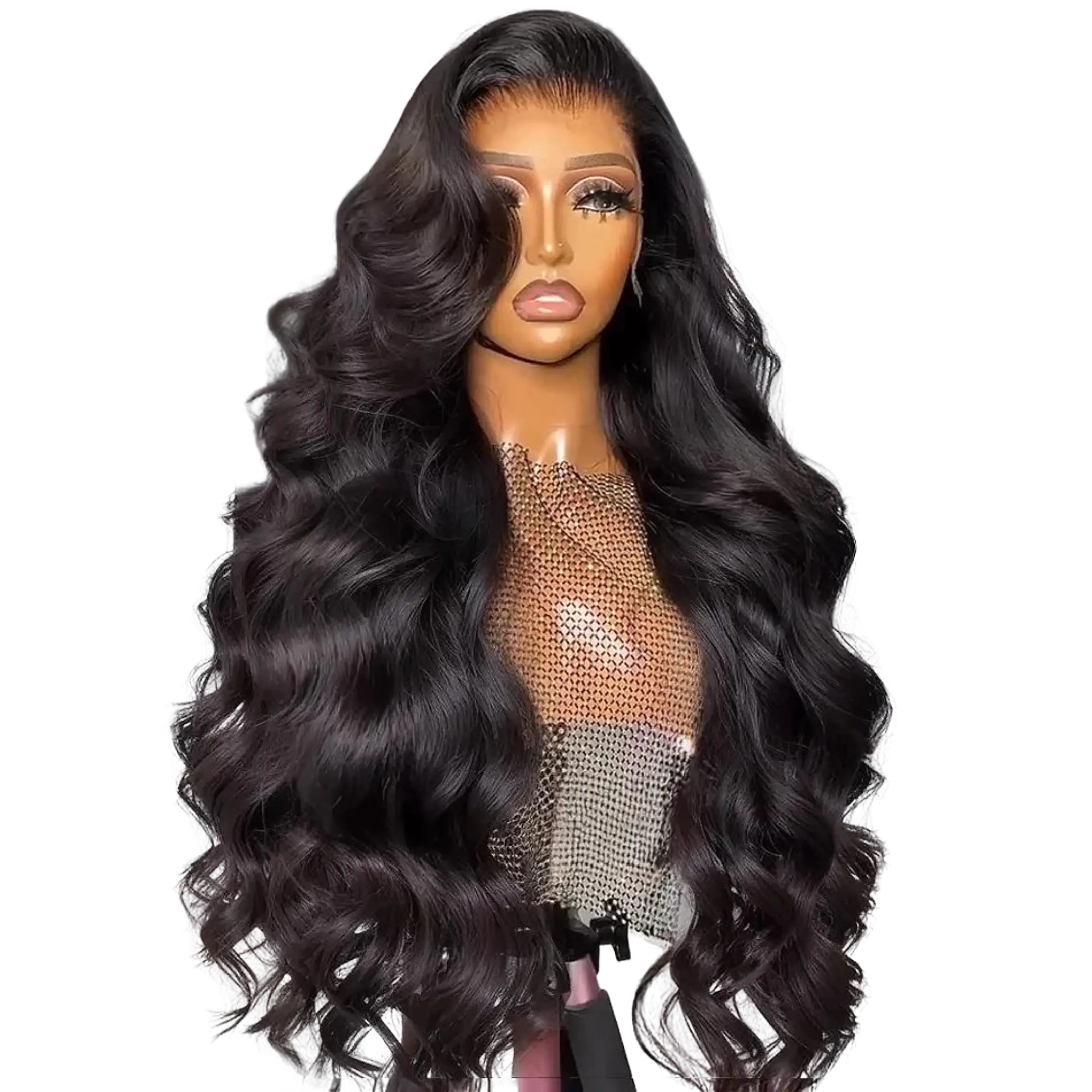 13x6 Lace Front Wigs Human Hair Pre Plucked 180 Density 13x4 HD Body Wave Lace Front Wigs Human Hair Brazilian Lace Frontal Wigs Human Hair wigs for Women Glueless Wigs Human Hair Pre Plucked Black Color