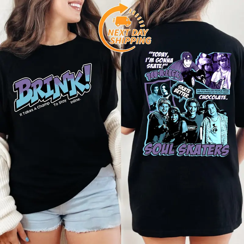 Brink! Movie Shirt Old Movie Shirt It takes a champ to stay inline, 90S Nostalgia Tee, Movie Fan shirt
