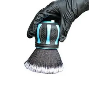 Multi-Surface Gentle Cleaning Brush | #CarDetailing | Seats/Dash/Keyboard Grime Removal | For Renters & Car Enthusiasts | Car Detailing Brushes | Car Wash Accessories