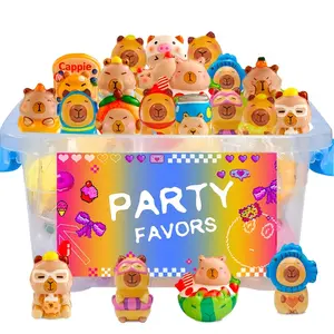 12/24 pieces in a pack, various cute capybara stress-relief toys, slow-rebound toys