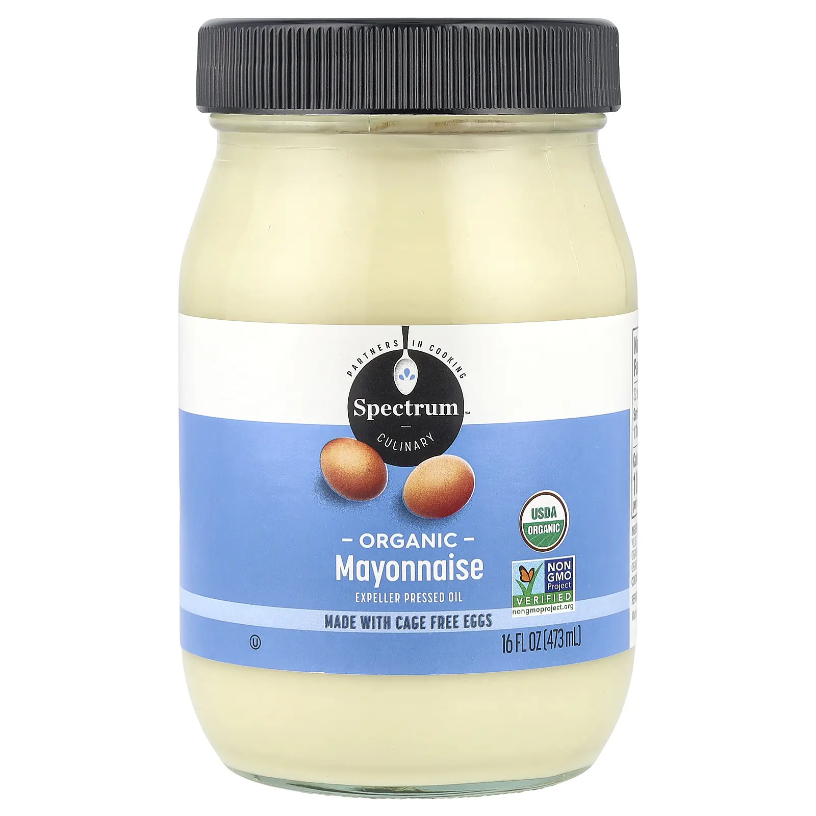 Spectrum Culinary Organic Mayonnaise, 16 fl oz (473 ml)