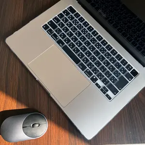 2-piece Japanese version keyboard film, suitable for MacBook Pro 14/16 inches and Air 13/15 inches (M1-M5 chips) black silicone keyboard protection film