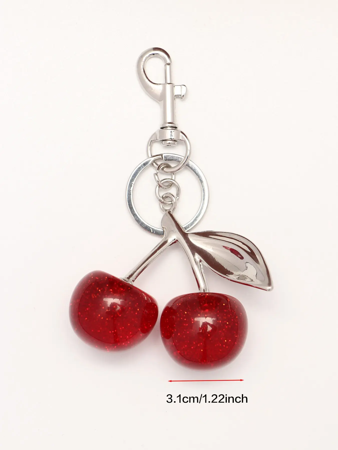 New Keychain Cherry Bag Charm Wallet, Cute Car Keychain Leather Purse, Adorable Hanging Decoration, Essential Item, Anniversary Wedding Gift, Keychain For Bags, Keychain Bag Pendant, Keychain Accessory, Keyrings, Keychain For Car Keys