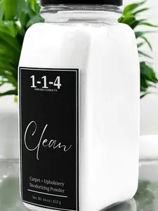 Natural- 3 Ingredient- Clean cotton Carpet & Upholstery Deodorizing Powder - Lemon, Cotton Blossom, Linen, Sandalwood, Powder, Violet. Household, furniture, mattresses, carpet, rugs. Scented odor remover Perfume Set
