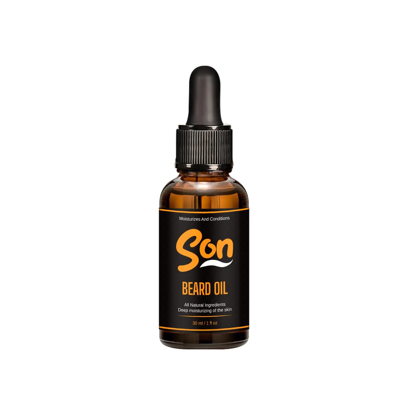 Son Beard Oil – All Natural Moisturizing & Conditioning Formula for Men – 30ml / 1 fl oz