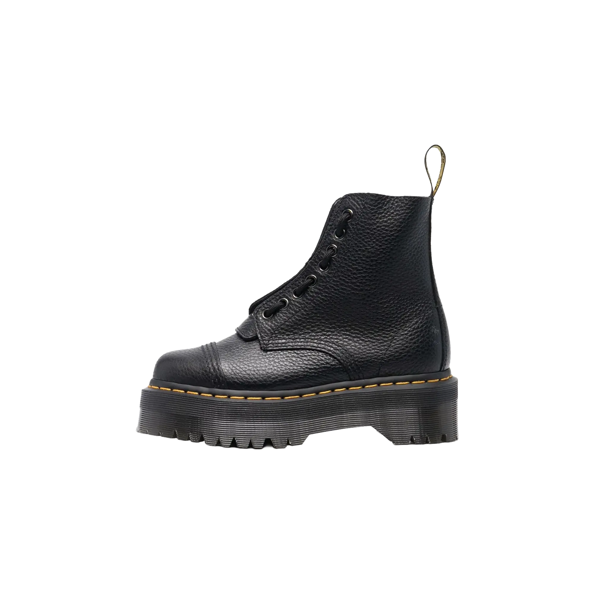 Sinclair Platform Boots "Black Milled Nappa" 22564001