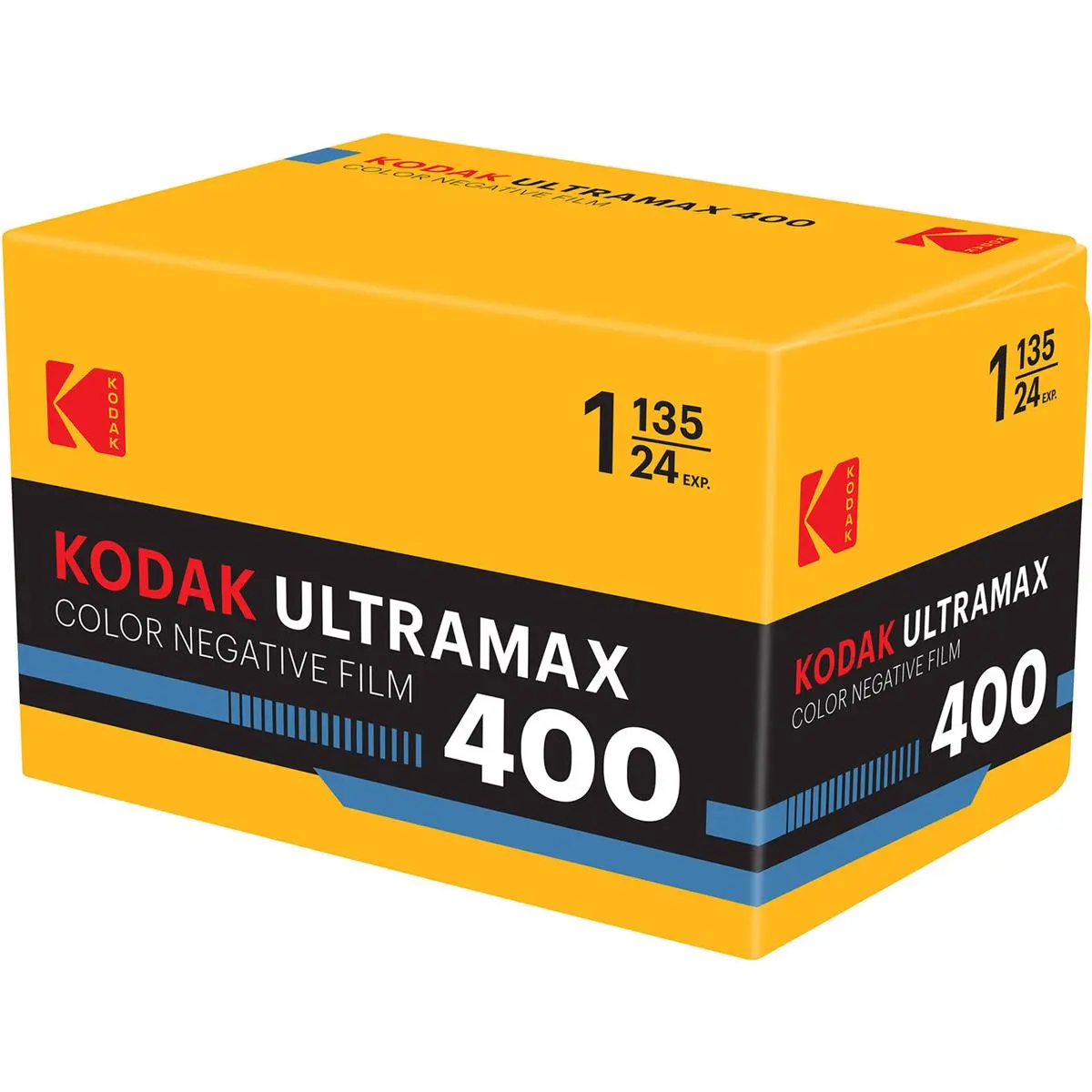 Kodak UltraMax 400 Flash Color 135 Negative Film, Single Roll, 24 Exposures