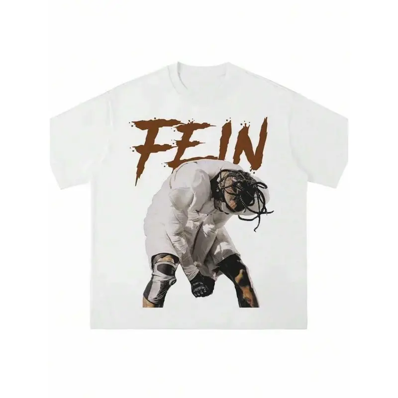 2025 Travis Scotts Scott Printed Short Sleeve Hip Hop Rap Retro Cotton Men And Women's T-Shirts High Quality Luxury Brand Selling