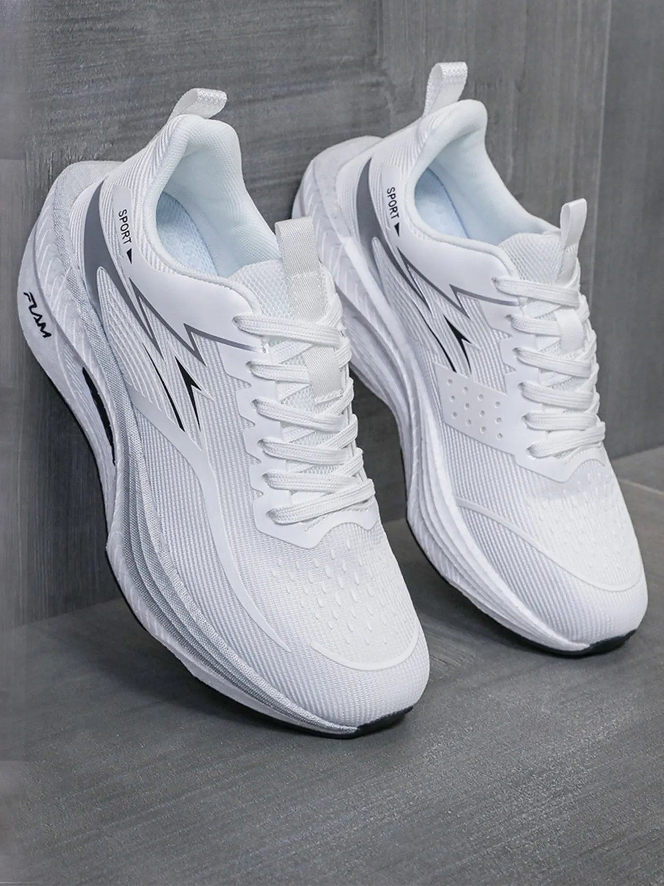 Men's and Women's Super-Light Sporty Running Shoes, Outdoor Running Sneakers, Enhanced Cushioning and Foot Support Athletic Shoes for Long Distance Runs