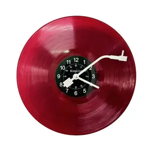 Vintage Music Art Vinyl Wall Clock, Silent Wall Clock, No Ticking Design, Ideal Gift for Music Lovers, Perfect for Bedrooms & Living Rooms