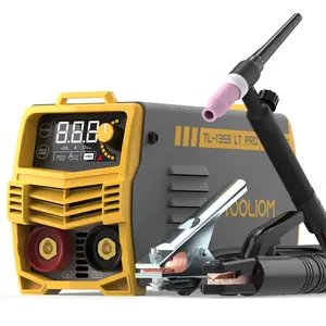 TOOLIOM 135A Stick/Lift TIG 2-In-1 Welder, 110V MMA ARC Welding Machine with Lift TIG Torch, Portable Digital Display Welder with Hot Start & Arc Force