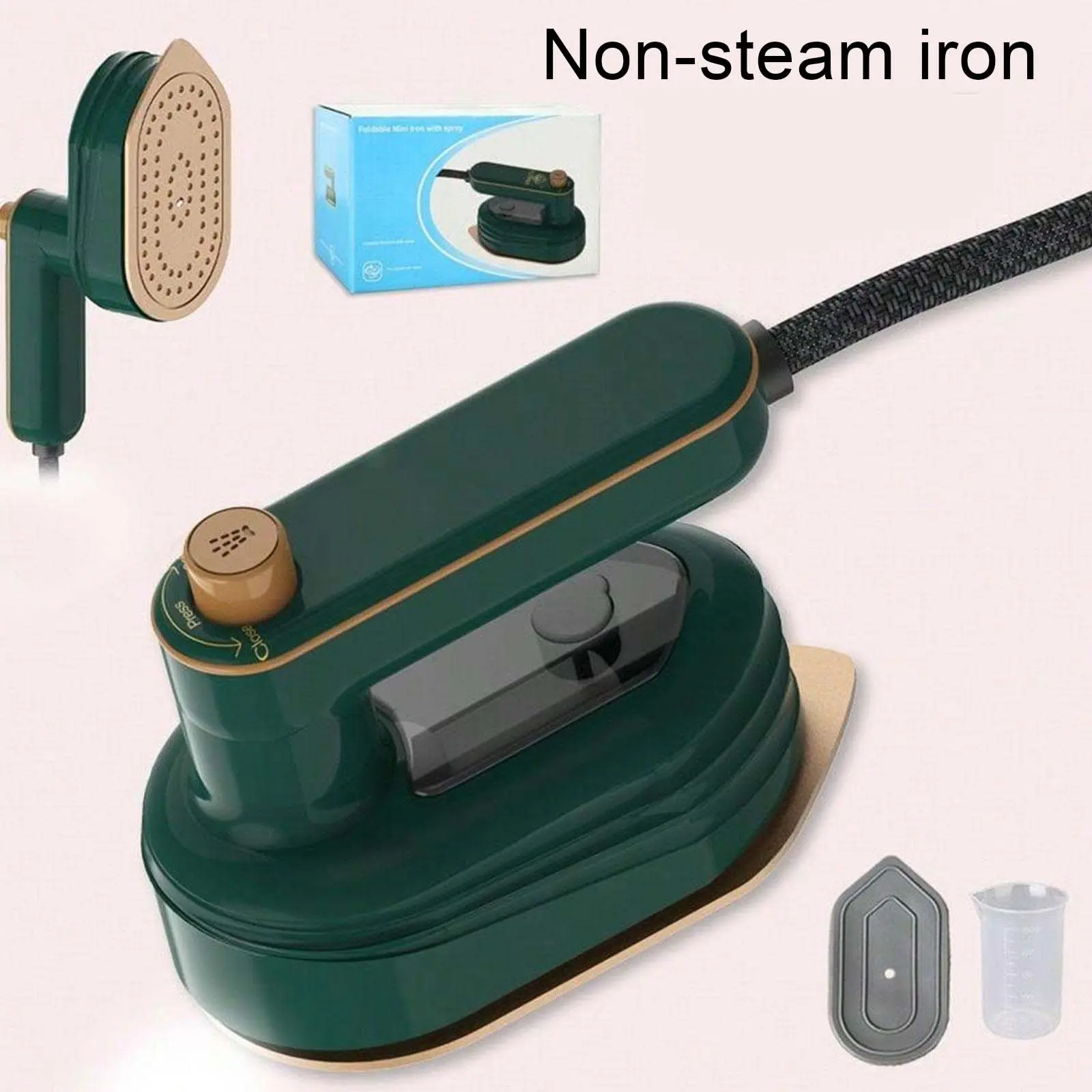 180° Rotating Handheld Mini Iron, 1 Count Fast Heating, Lightweight and Portable, Versatile Use, for Home, Dormitory, Travel, Business Trip, Clothing Handheld Ironing Machine