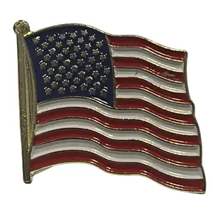 United States Pin - Representing the United States Flag Design