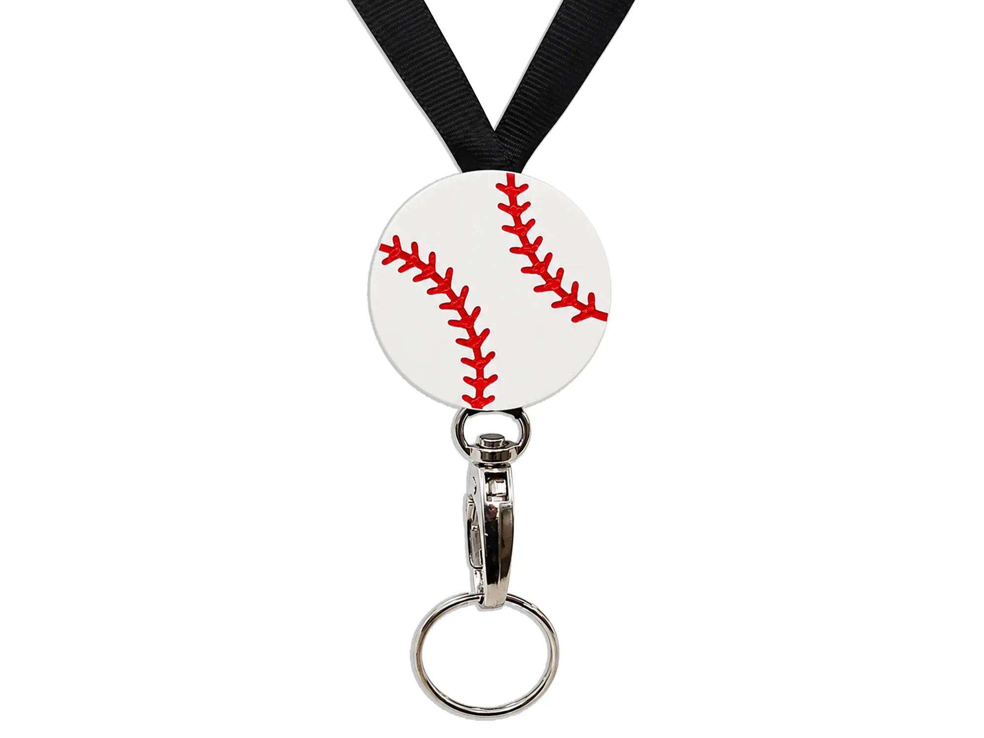 Baseball Lanyard Charm Holder Keychain Badge Holder Neck Strap Office School Teacher Student Cruise