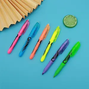 Erasable Highlighter Pen (6 Counts/set), Colorful Highlighter Pen, Writing Pen for Marker, Office Stationery & Supplies for Home School Dormitory, Art Markers Pen