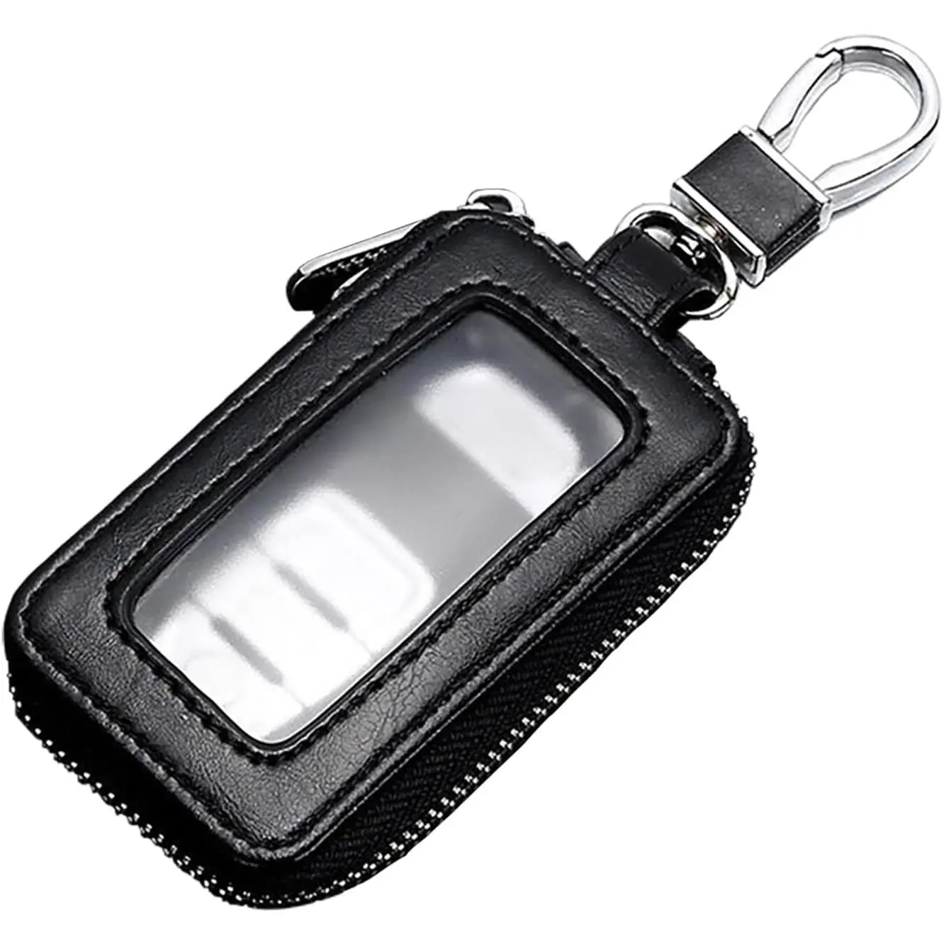 Premium Key Fob Case Genuine Leather Smart Key fob Holder Remote Keychain Bag Universal, Car Key Holder, Key Fob Protector