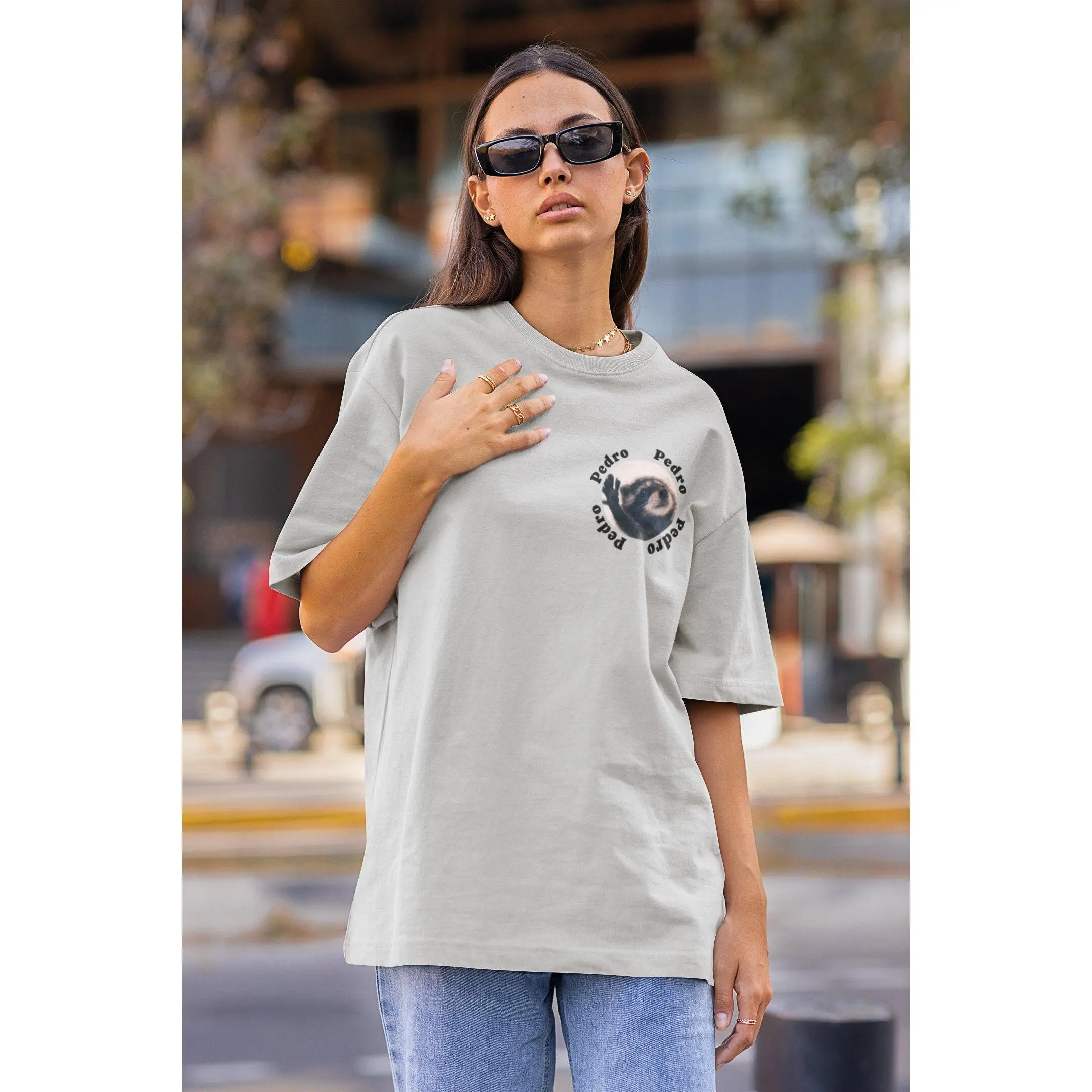 Pedro Dancing Raccoon Shirt, Funny Raccoon Meme Shirt, Pedro Shirt, Vintage Shirt, Unisex Cotton Crewneck Shirt