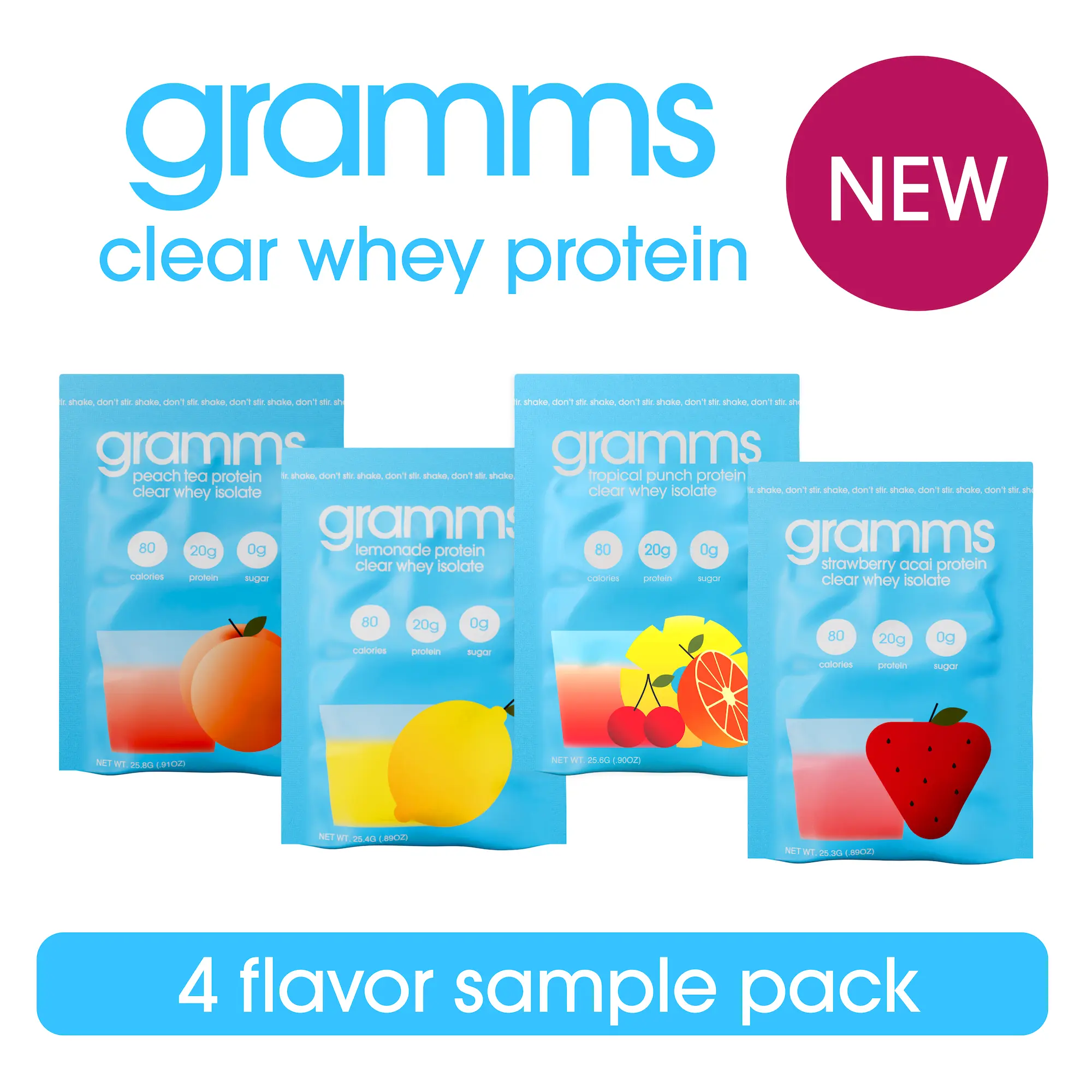 Gramms Clear Protein Sample Pack