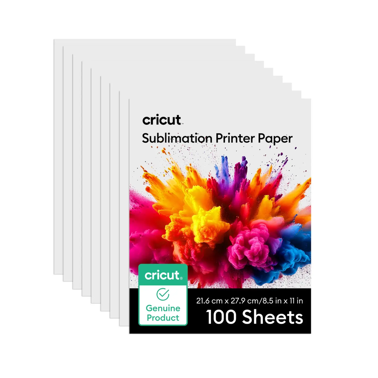 Cricut Sublimation Printer Paper - 8.5 in x 11 in (100 ct)