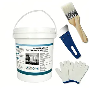 Waterproof Sealant 70.5 oz - Strong Invisible Water Based Adhesive Tile Grout Gap Filler for Indoor Outdoor Wall Roof Bathroom Repair