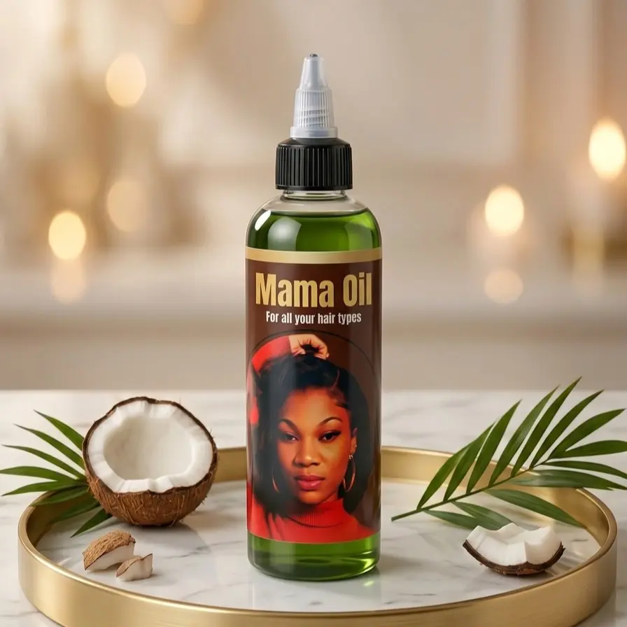 1 4oz  Mama Natural hair Oil- Nourish, Repair & Strengthen All Hair Types Daily care Oil