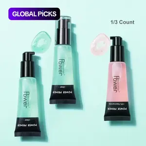 Hydrating Facial Makeup Primer Gel, Pore Minimizing Smooth Liquid Makeup Primer, Lightweight Face Brightening Dewy Primer, Moisturizing Makeup Gel, Summer Makeup
